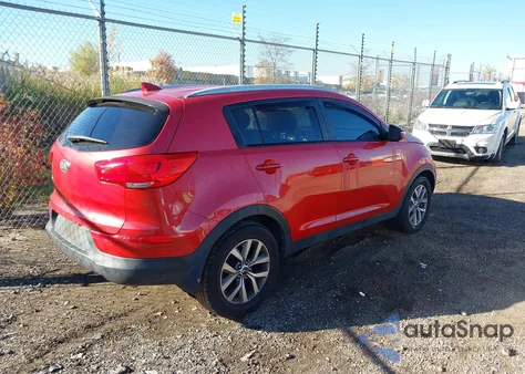 2014 Kia Sportage Lx z USA, uszkodzony, nr VIN KNDPB3AC2E7548597
